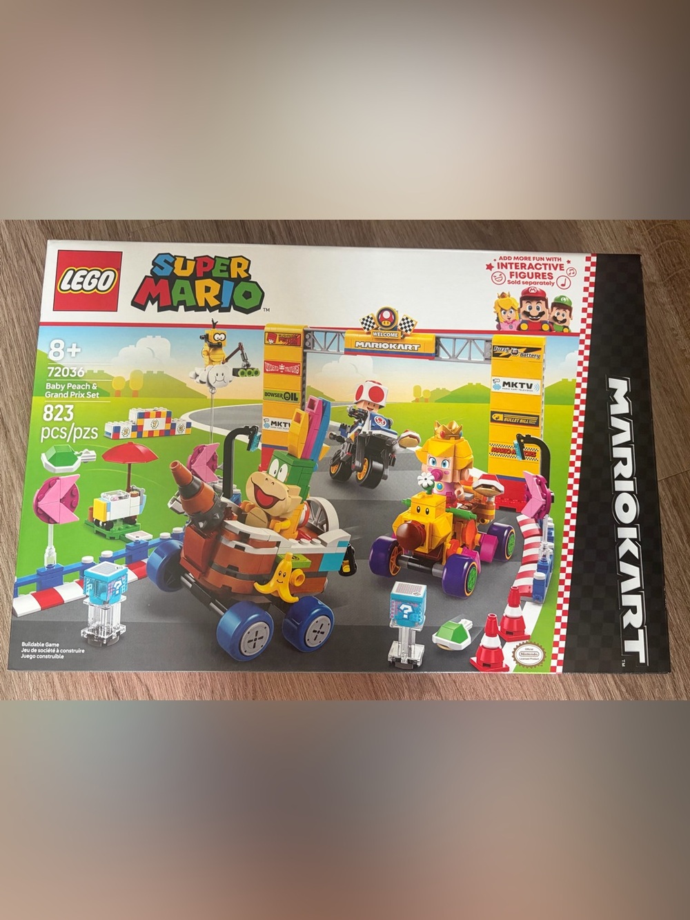 LEGO Super Mario Mario Kart Baby Peach & Grand Prix Set 72036 - NEW in Box